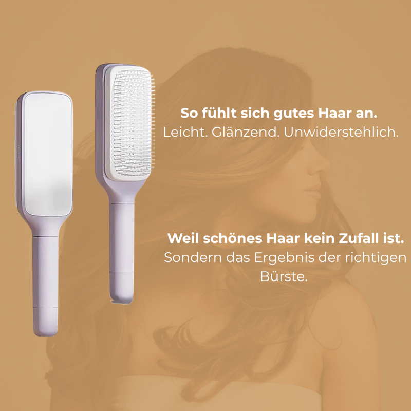 CleanBrush Pro! Selbst reinigende Haar bürste Schnell-Hygienisch-Praktisch