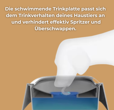 SplashGuard Bowl – Der tropffreie Wassernapf für saubere Böden